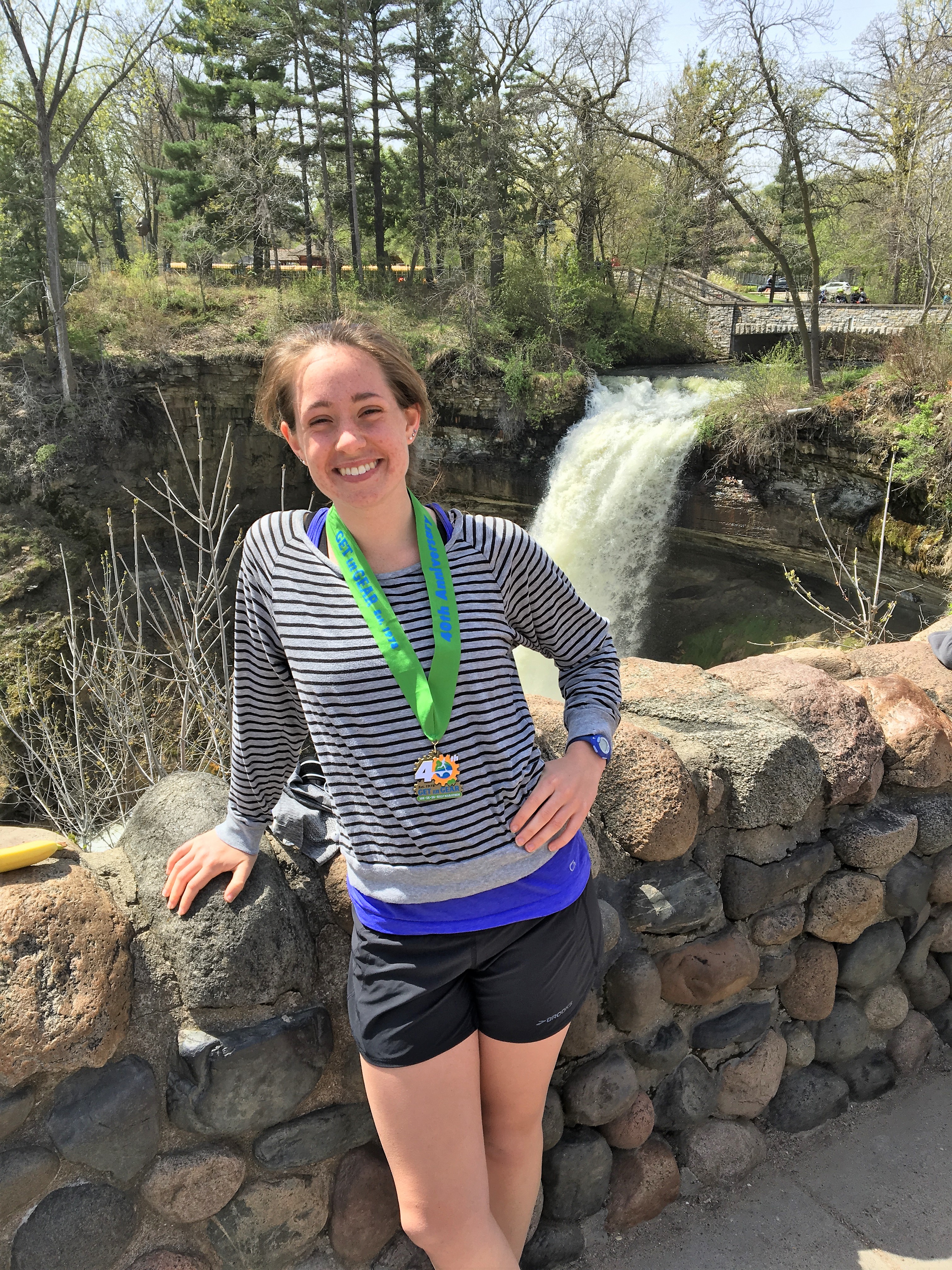 Image of me in front of a waterfall